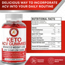 acv keto gummies nutritional facts 