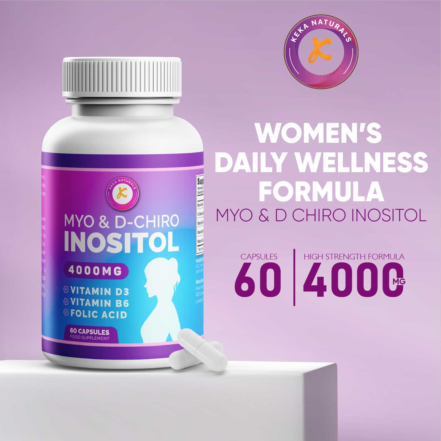 Myo & D Chiro Inositol KekaNaturals