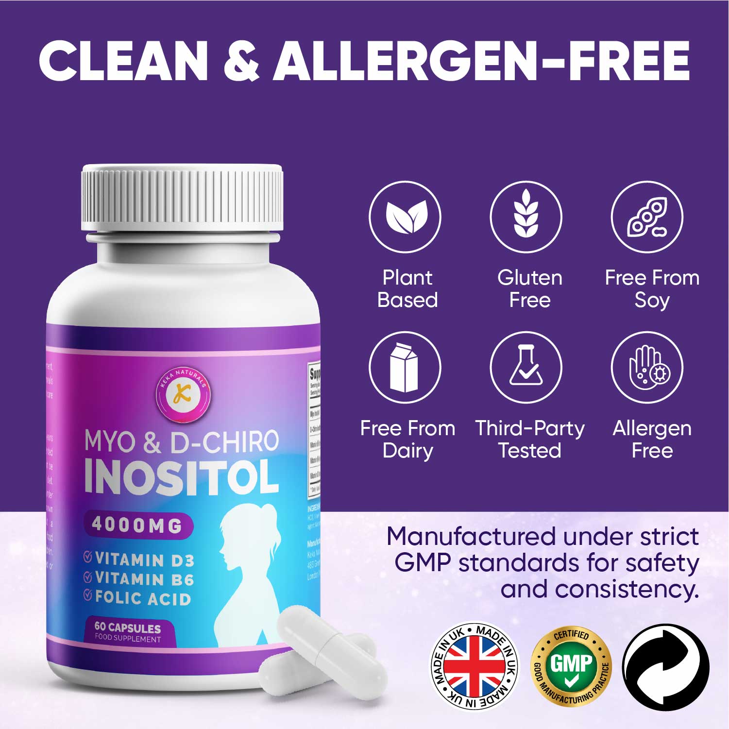 Myo & D Chiro Inositol KekaNaturals