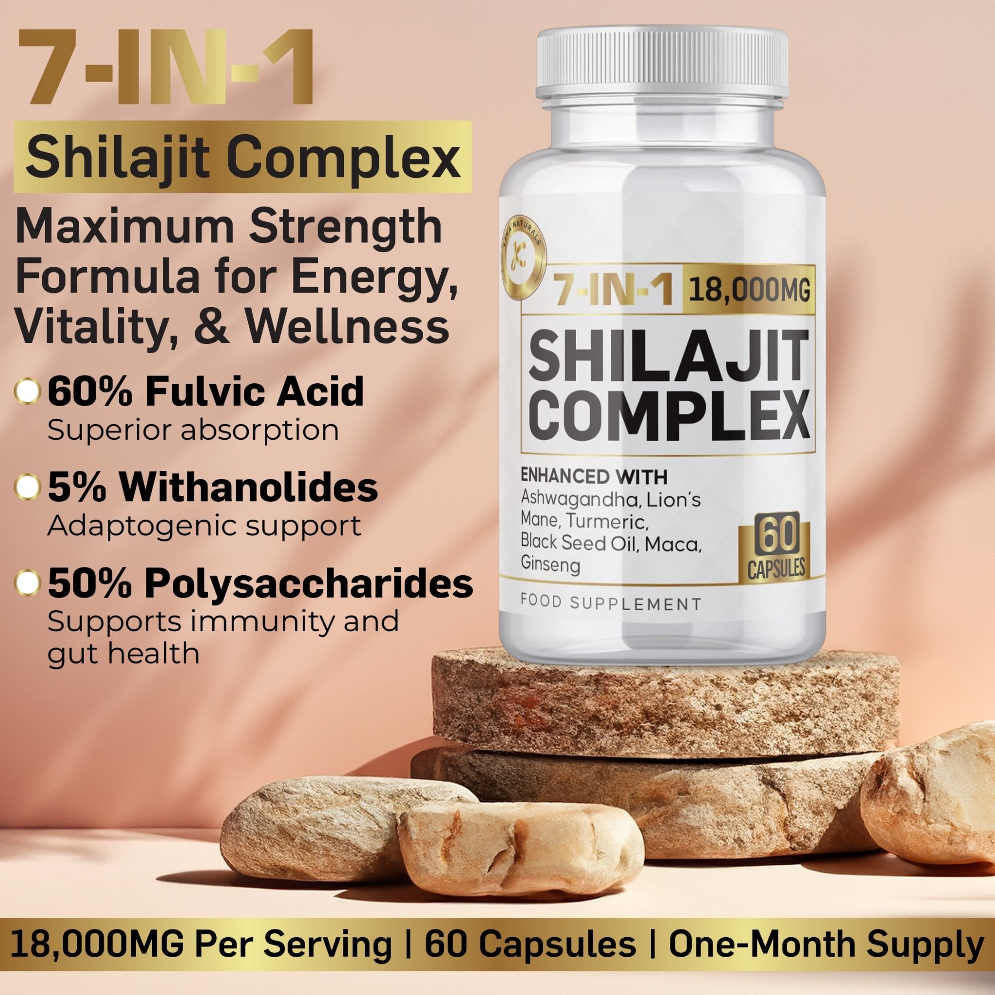 Shilajit Complex KekaNaturals